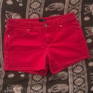 Ana women’s hot pink denim shorts.